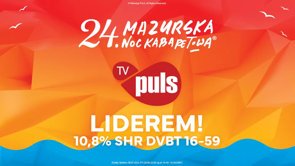 Znakomite wyniki oglądalności transmisji z 24. Mazurskiej Nocy Kabaretowej w TV Puls!