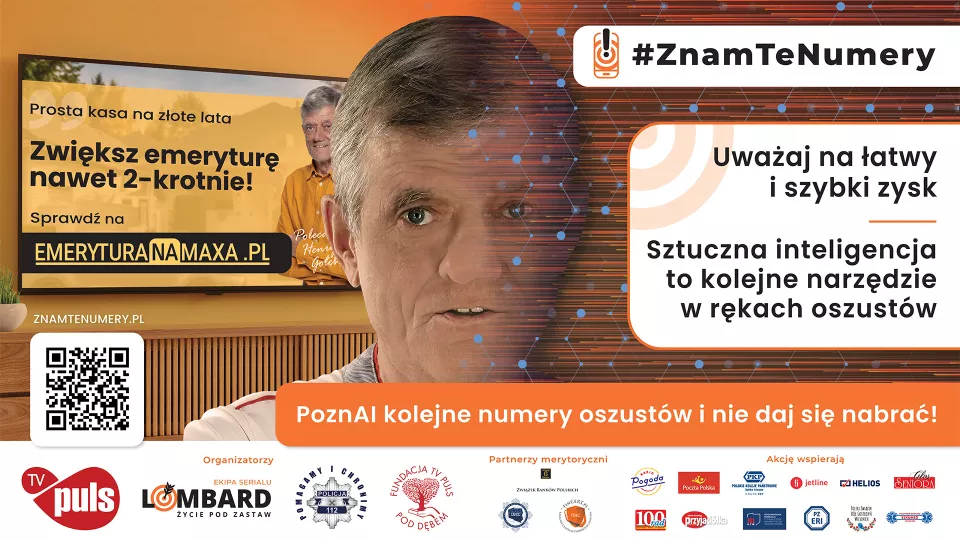 HENRYK GOŁĘBIEWSKI OFIARĄ SCAMU! PROWOKACYJNA KAMPANIA TELEWIZJI PULS I KOMENDY GŁÓWNEJ POLICJI UŚWIADAMIA, JAK PRZESTĘPCY WYKORZYSTUJĄ SZTUCZNĄ INTELIGENCJĘ